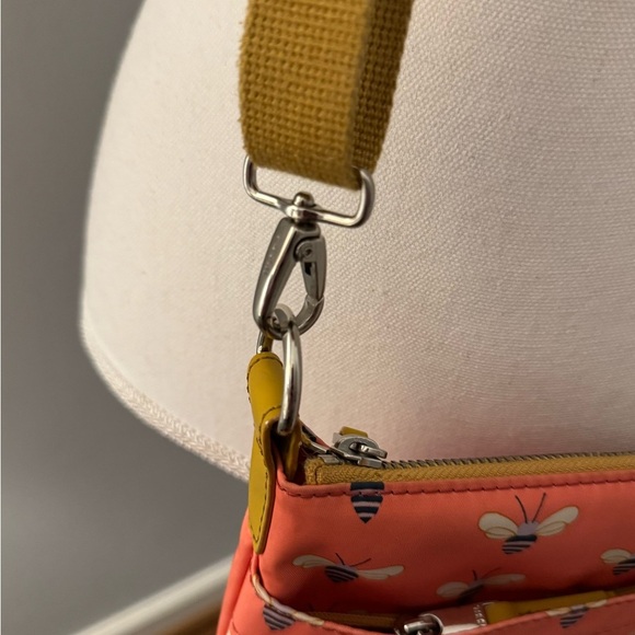 FOSSIL Bumble Bee Crossbody Messenger Shoulder Bag - Picture 9 of 10